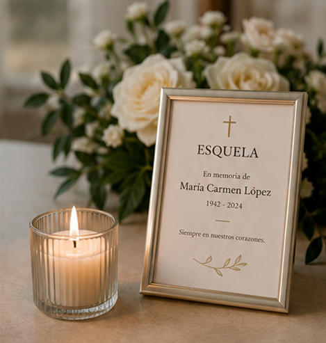 Esquelas y condolencias